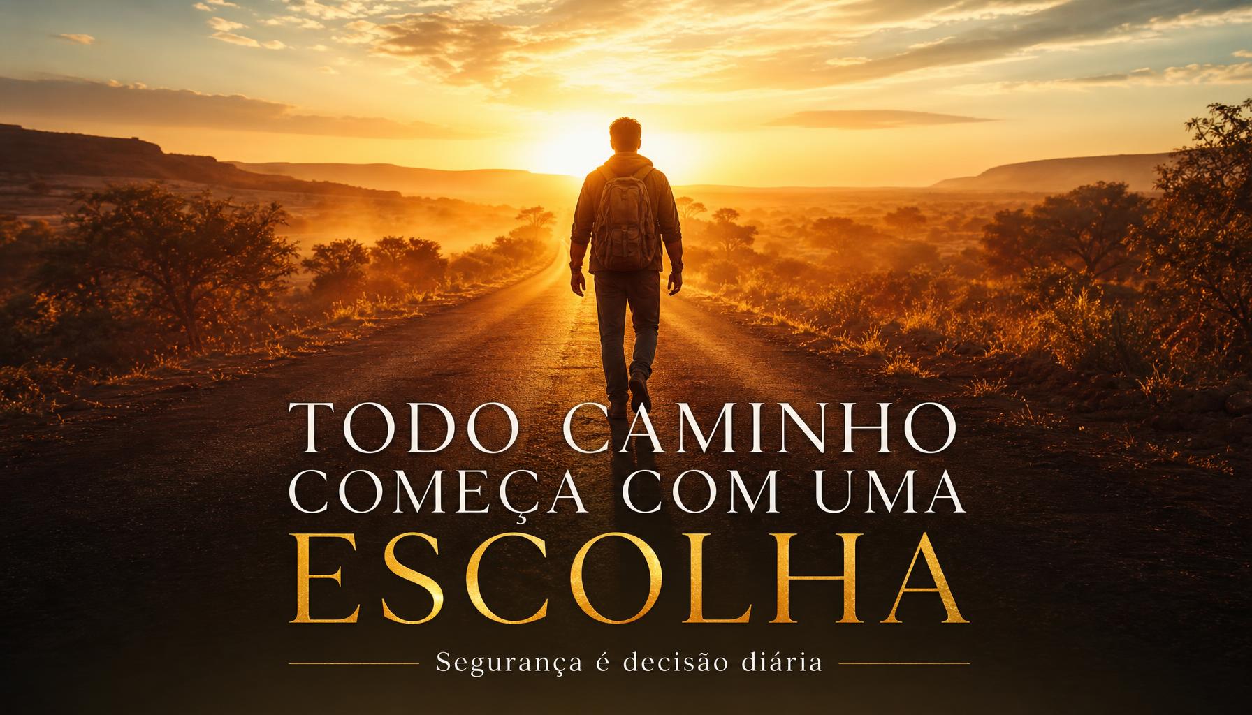 Exemplo de slide no estilo Inspiracional